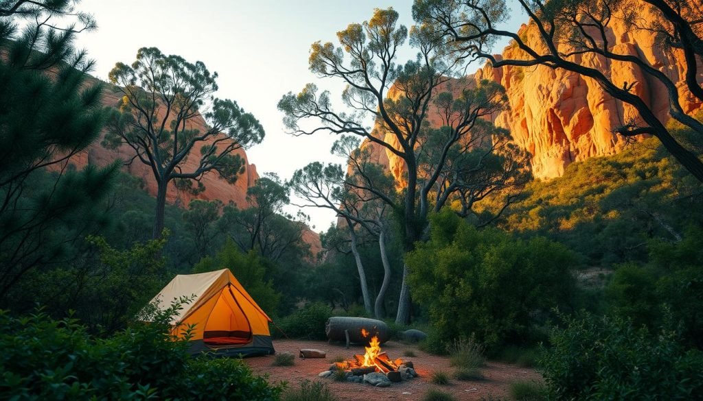 camping in australia