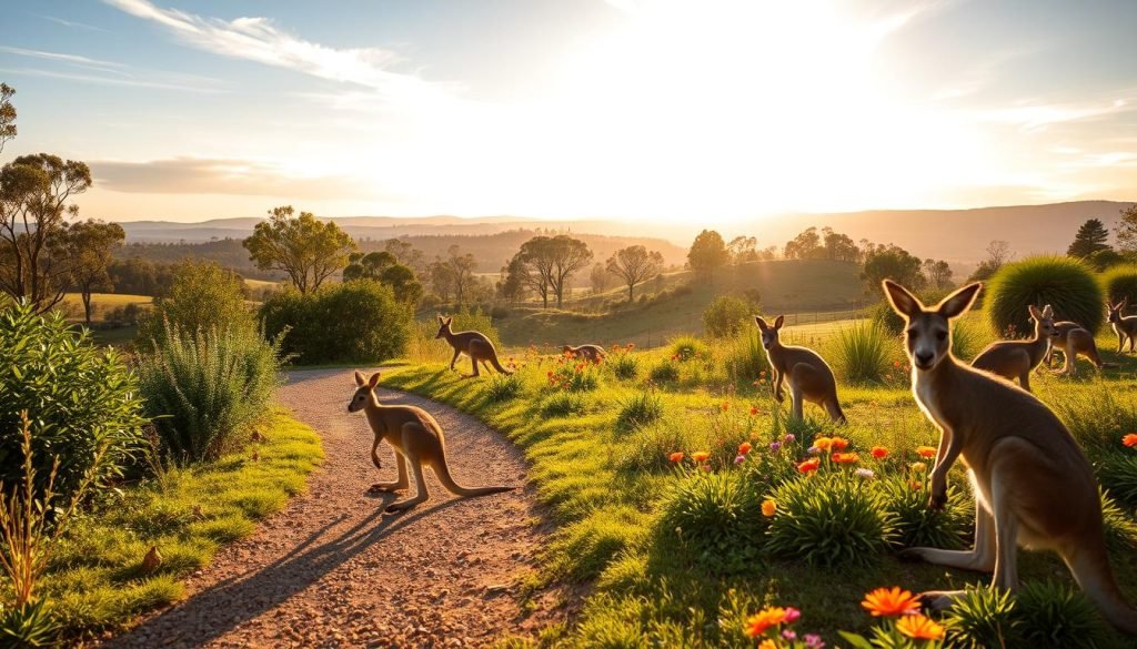 family-friendly kangaroo viewing