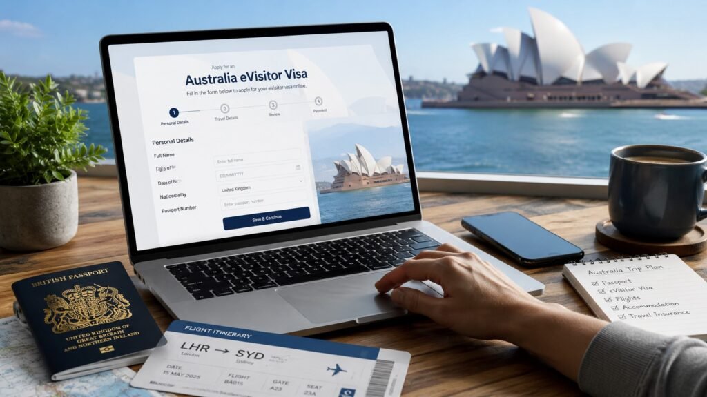 Applying for an Australian eVisitor Visa