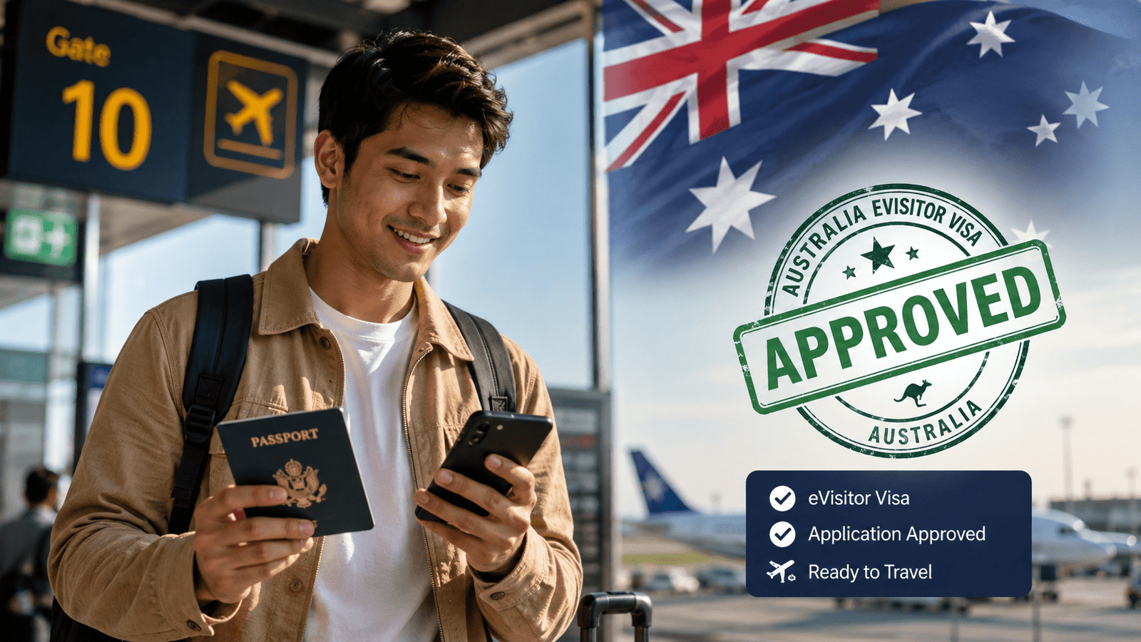Australia eVisitor Visa Approved